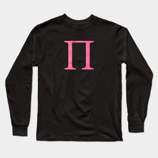 Pink Pi Long Sleeve T-Shirt